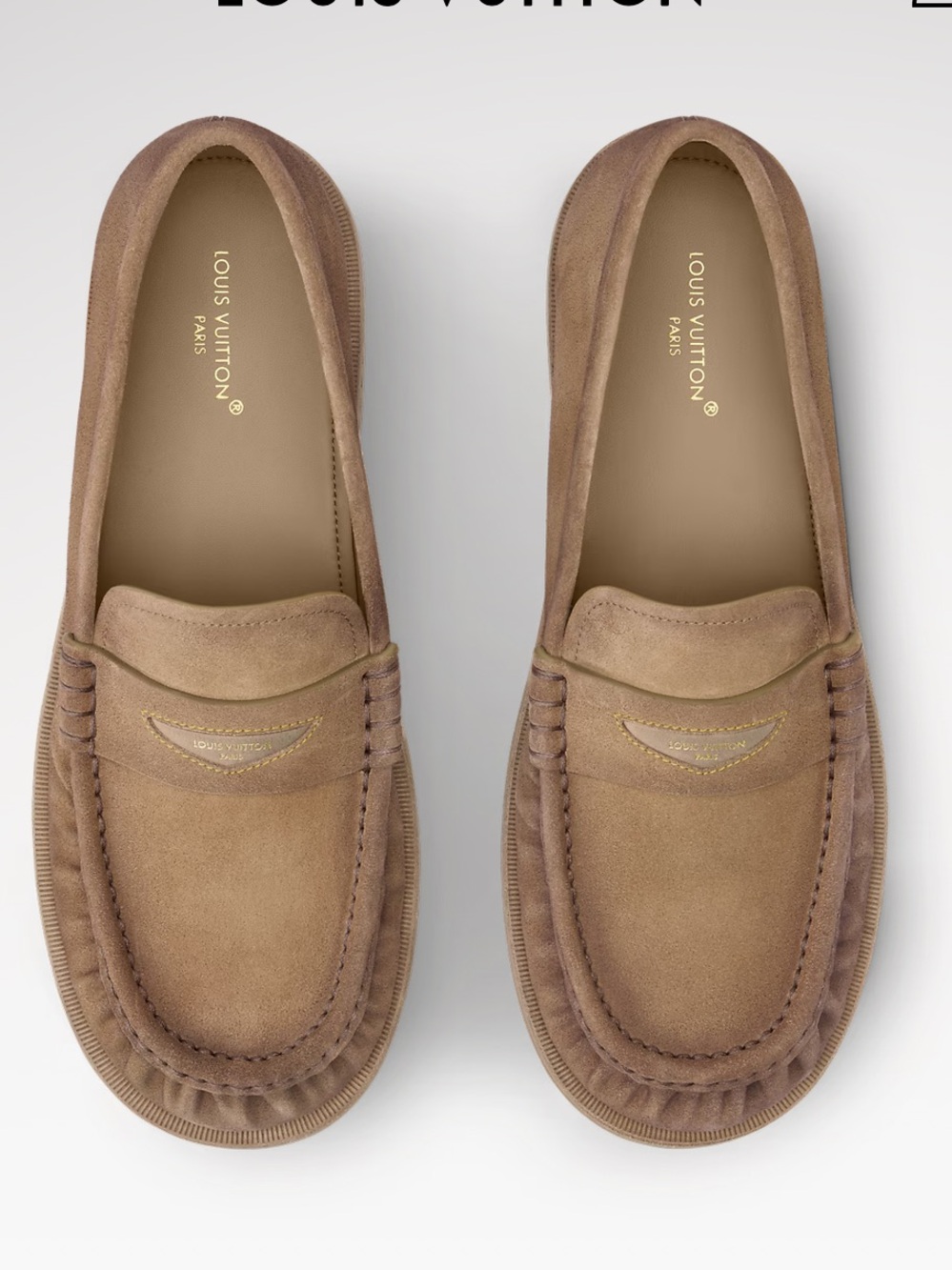Louis Vuitton Jazz Loafer color Beige / Taupe size LV size 7.5 US 8.5
